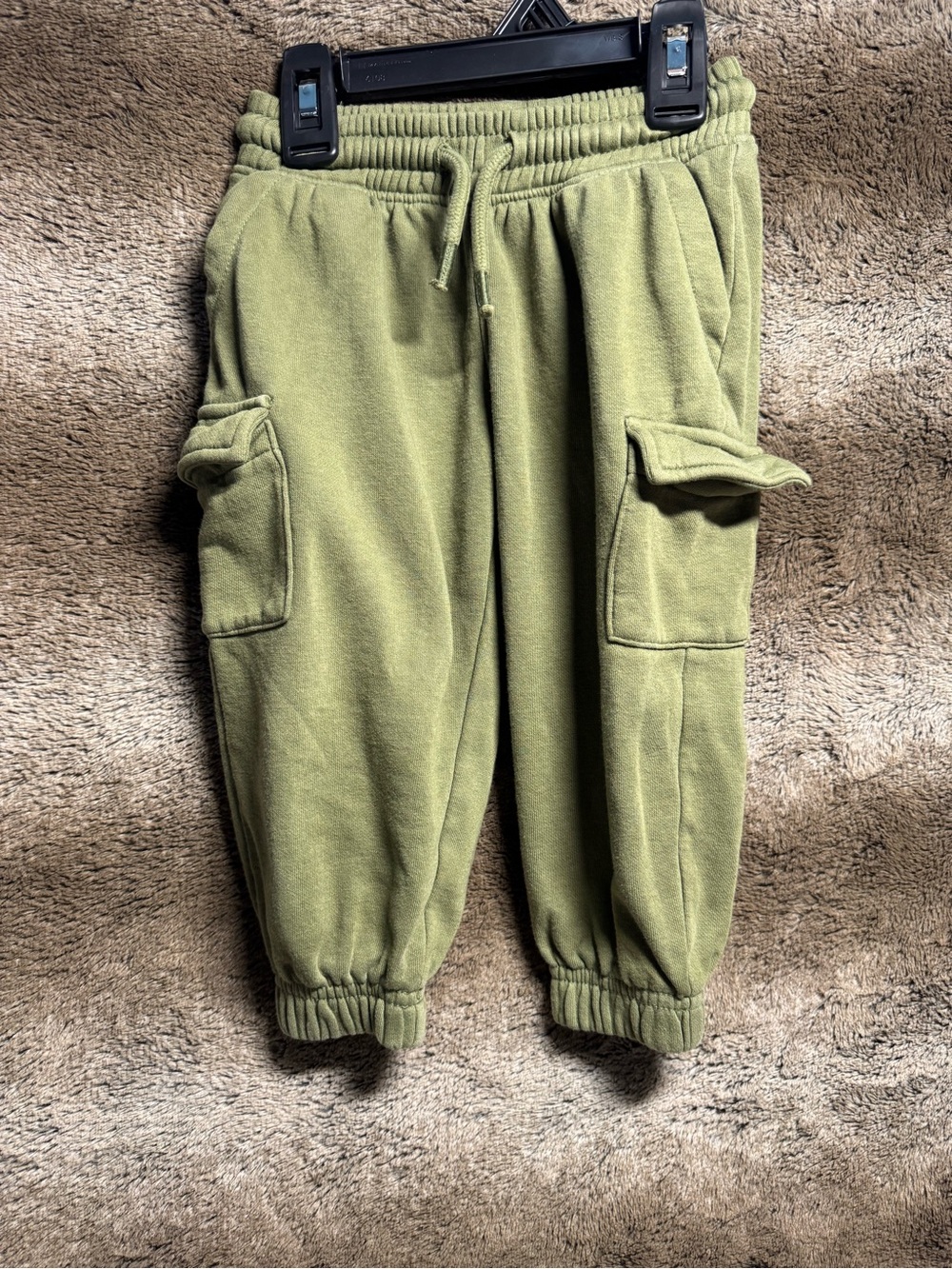 H&M Olive Cargo Jogger Pants for Kids